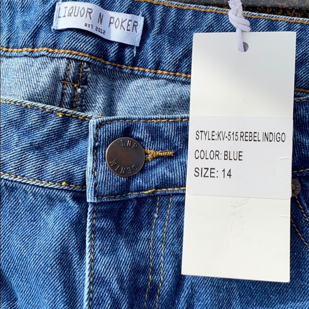 Blue Ripped Jeans - Picture 2 of 3